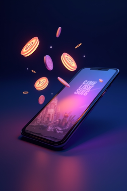 Celular com app de cassino Blaze Crash
